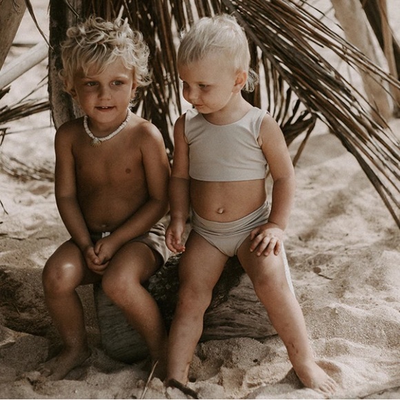 The Simple Folk Bikini Top Desert Neutral Tan Cream - Picture 3 of 16